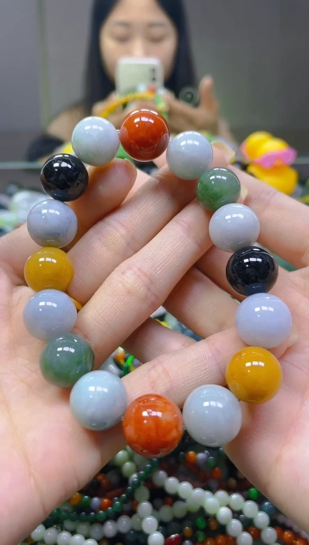 翡翠未镶嵌颈饰13MM/D/翡翠A货一图一物