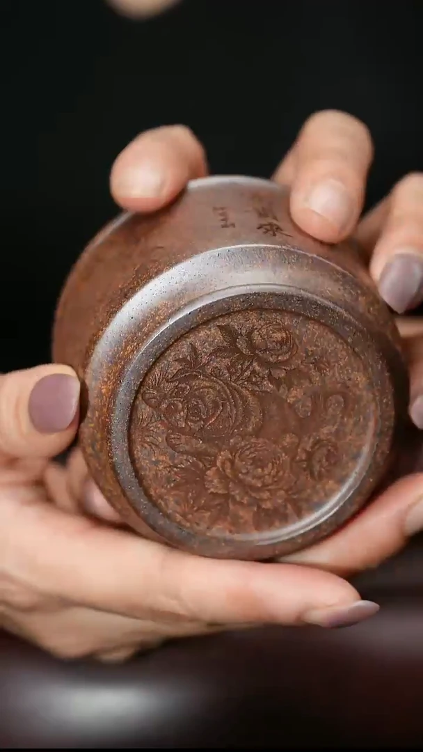 茶杯紫砂高端宜兴紫砂主人杯福利放漏