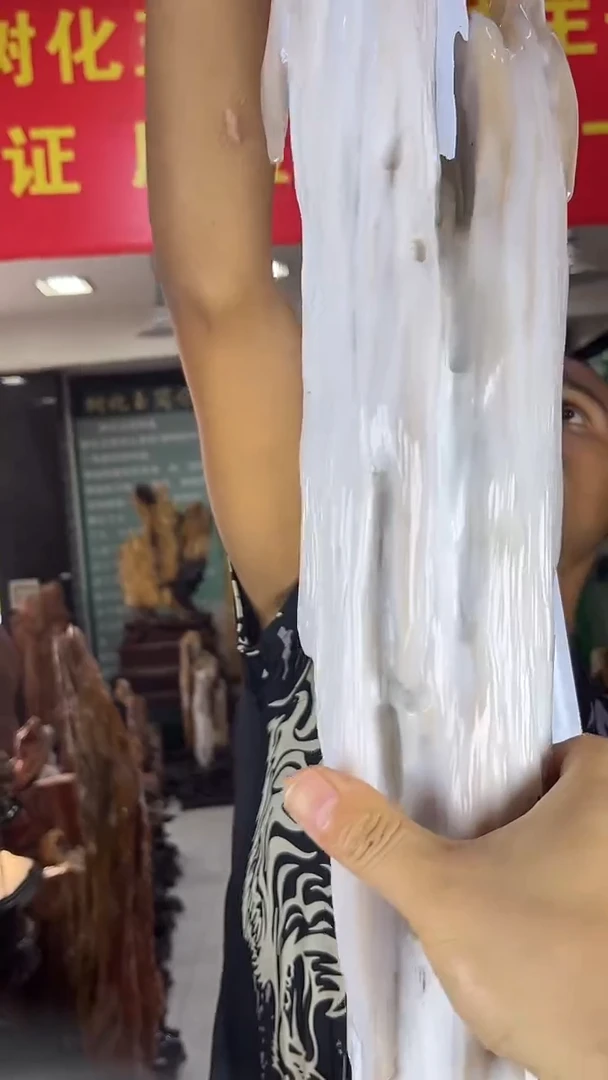 缅甸天然树化玉摆件