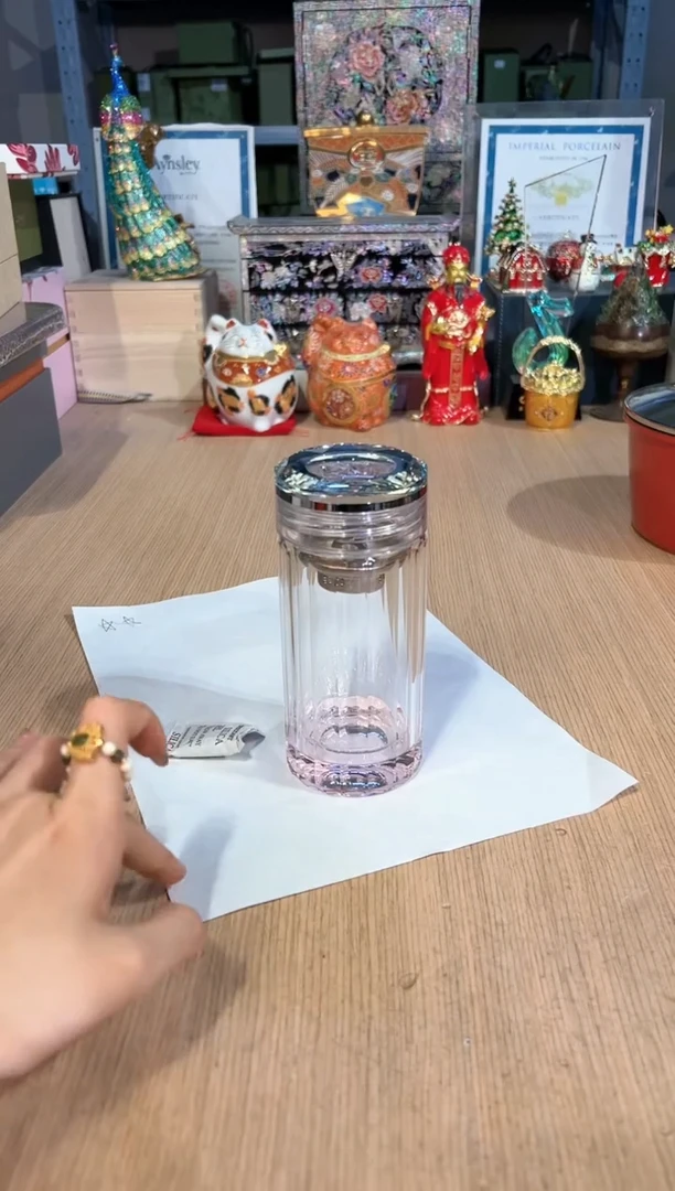 【闪购商品】杯85威众炫彩水晶杯280ML-粉