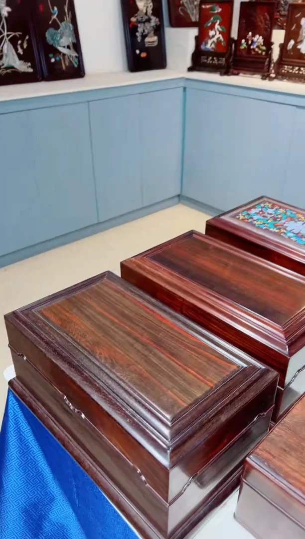 红酸枝木类家具❤****️老挝大红酸枝  机关盒