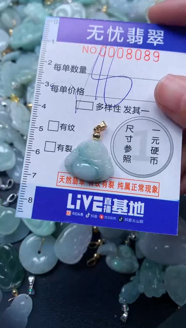 颈饰未镶嵌翡翠8089