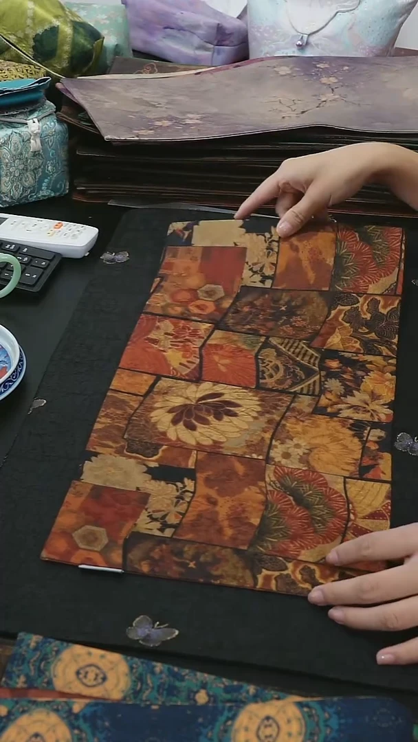 50✖24，天丝系列复古壁画