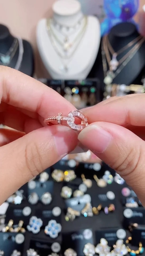 铜合金无925银戒指7240