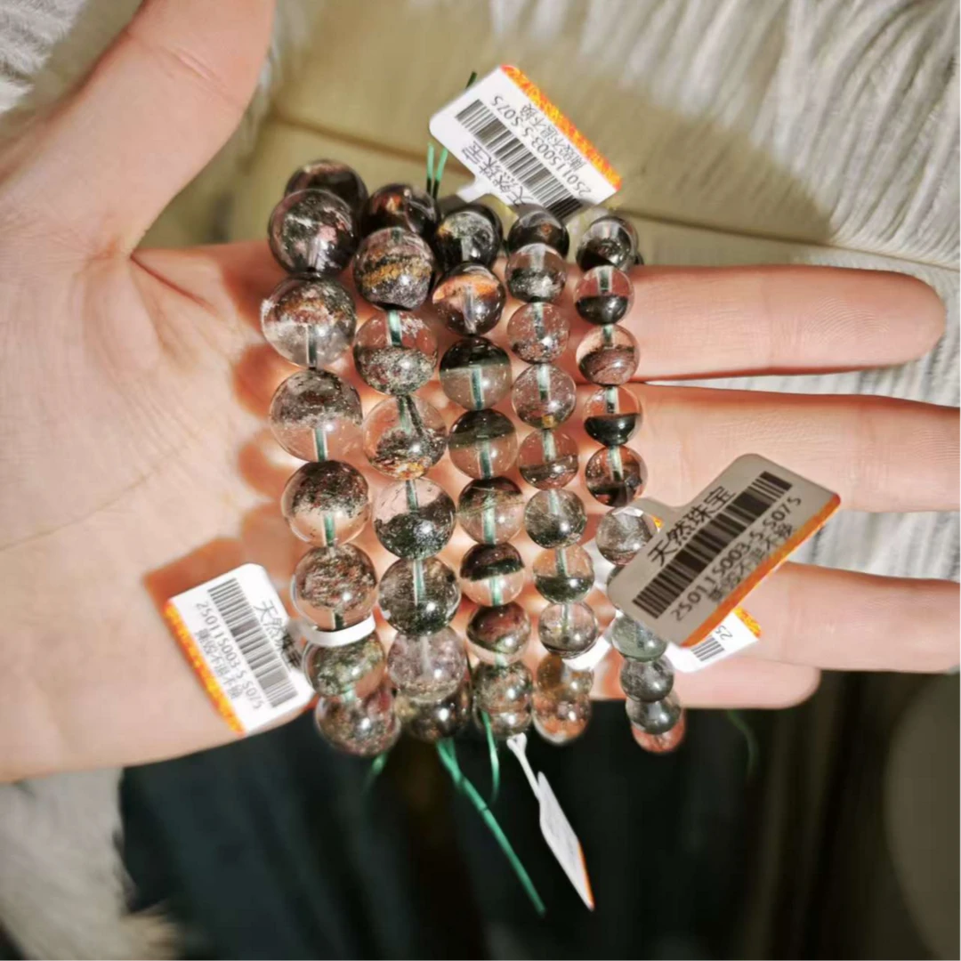 【遇见轻奢珠宝】-S0758-天然水晶幽灵单圈手链多样性发1