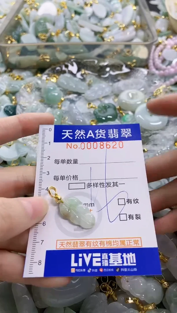 颈饰未镶嵌翡翠天然A货翡翠