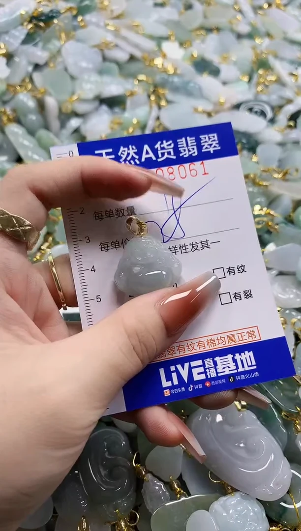 颈饰未镶嵌翡翠天然A货翡翠
