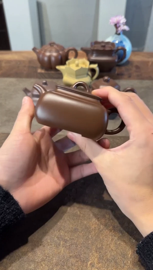 茶壶紫砂珞**比长四方 紫砂壶