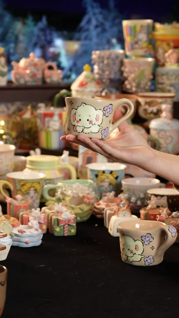 其他陶景德镇釉下彩手绘设计师款陶瓷