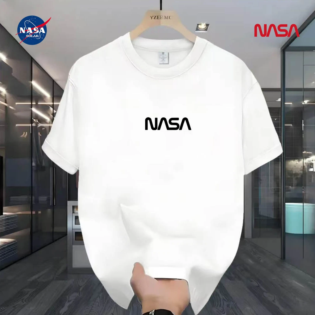 【万针刺绣】NASA联名夏季刺绣短袖T恤微宽松时尚男女同款百搭53