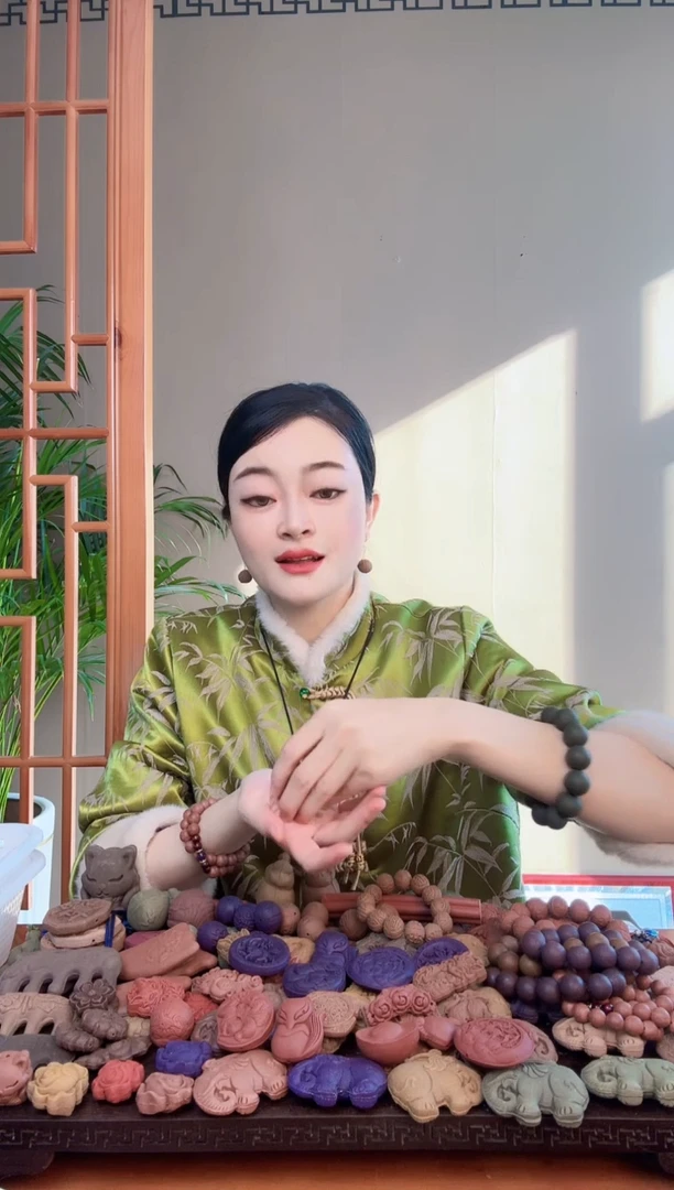 【闪购商品】泥塑本草清源六瓣花2个
