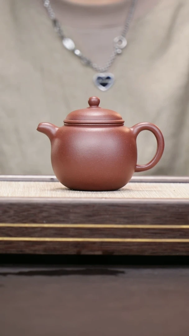 茶壶紫砂云根老紫泥  匏尊