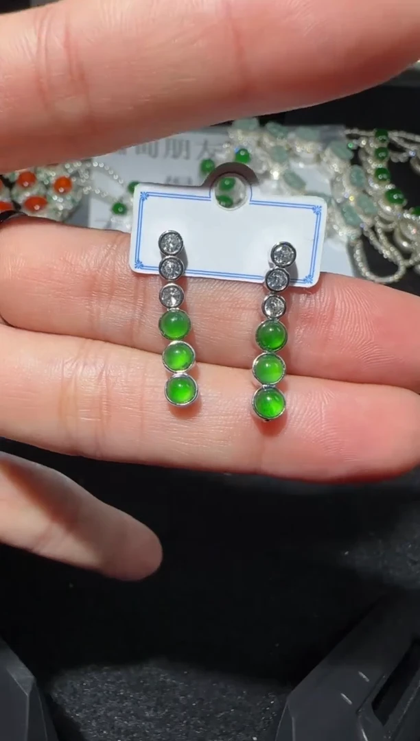 【闪购商品】翡翠耳饰未镶嵌多样性发货拍一发一
