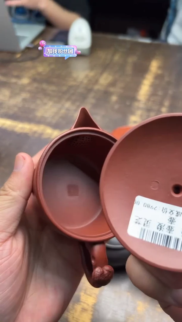 牙****狼蒋振英大红袍灵芝壶