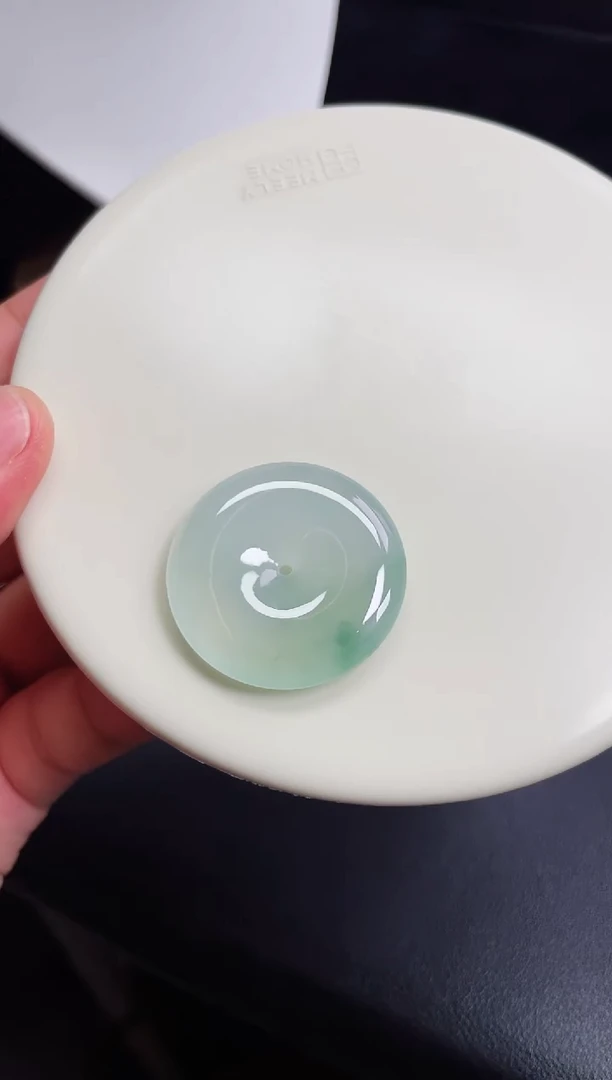 颈饰未镶嵌翡翠【10】平安扣31.1  6.1mm