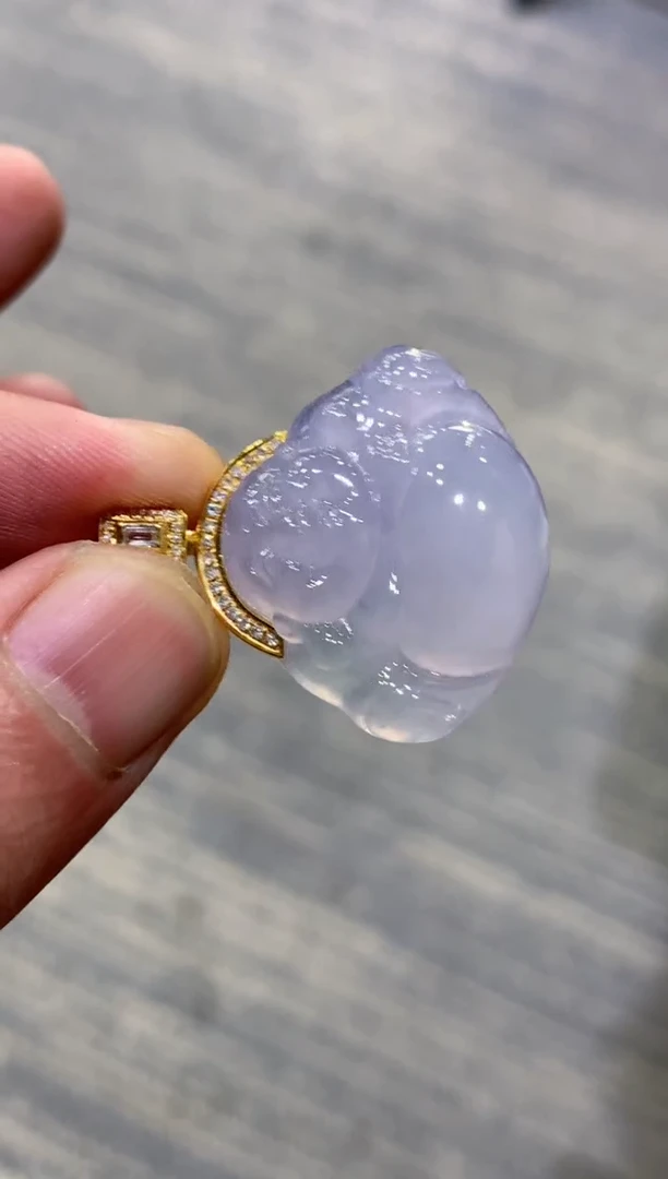 颈饰未镶嵌翡翠天然A货翡翠