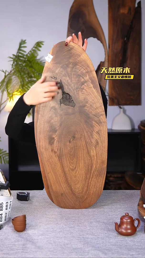 木北美黑胡桃原木.干裂疤结不属于商品质量问题完美主义者慎拍