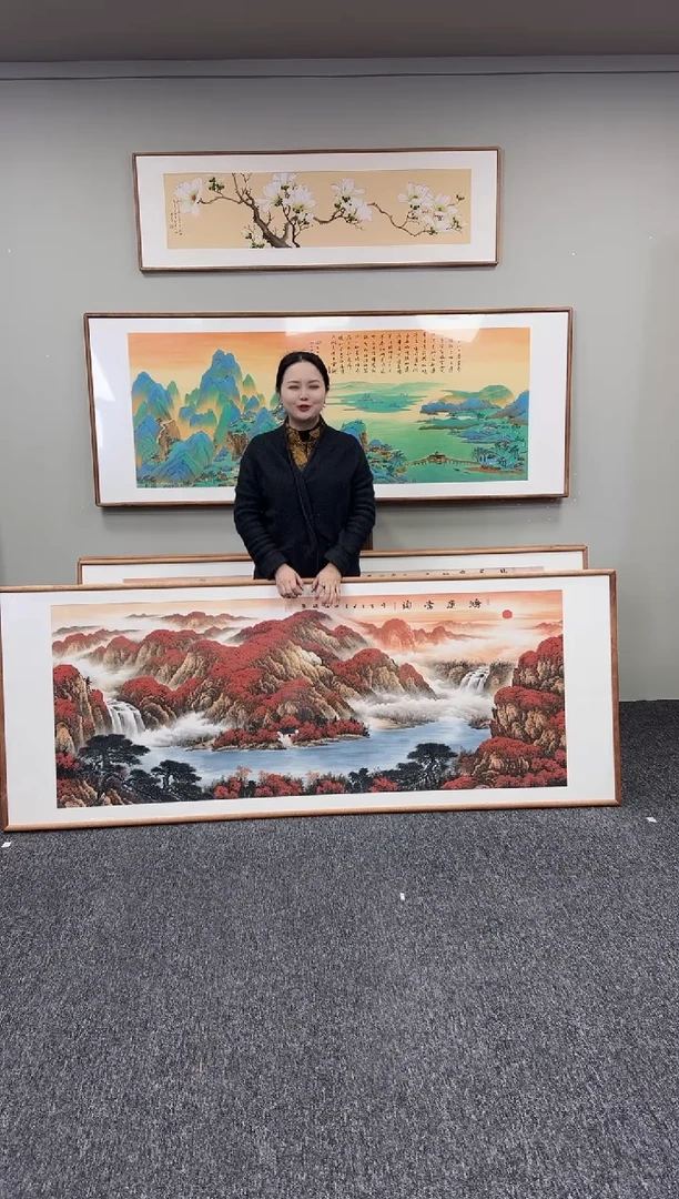 国画鸿运当头210*80