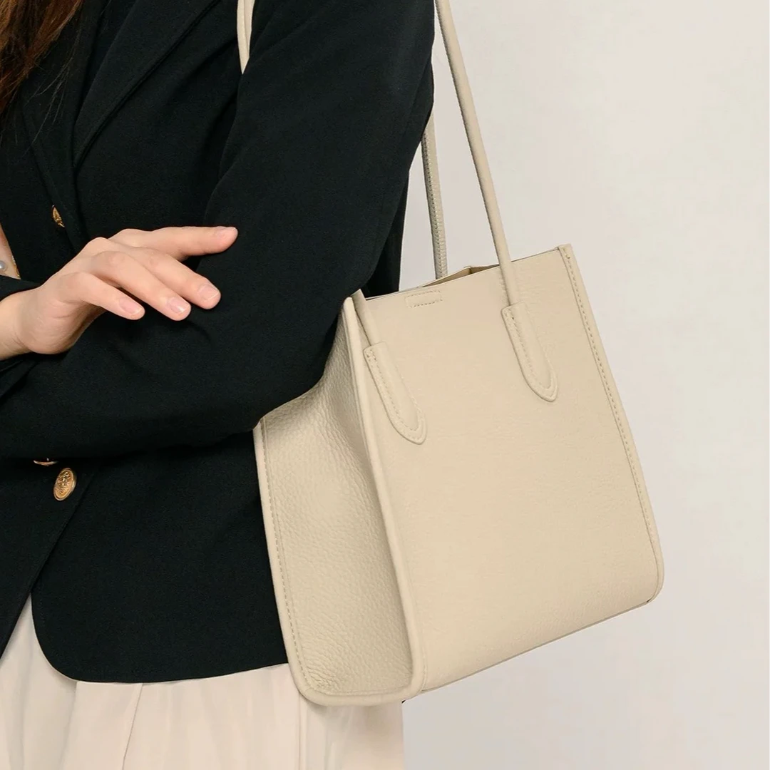 2025秋冬新款 老钱风高质感软皮子母包 时尚百搭通勤