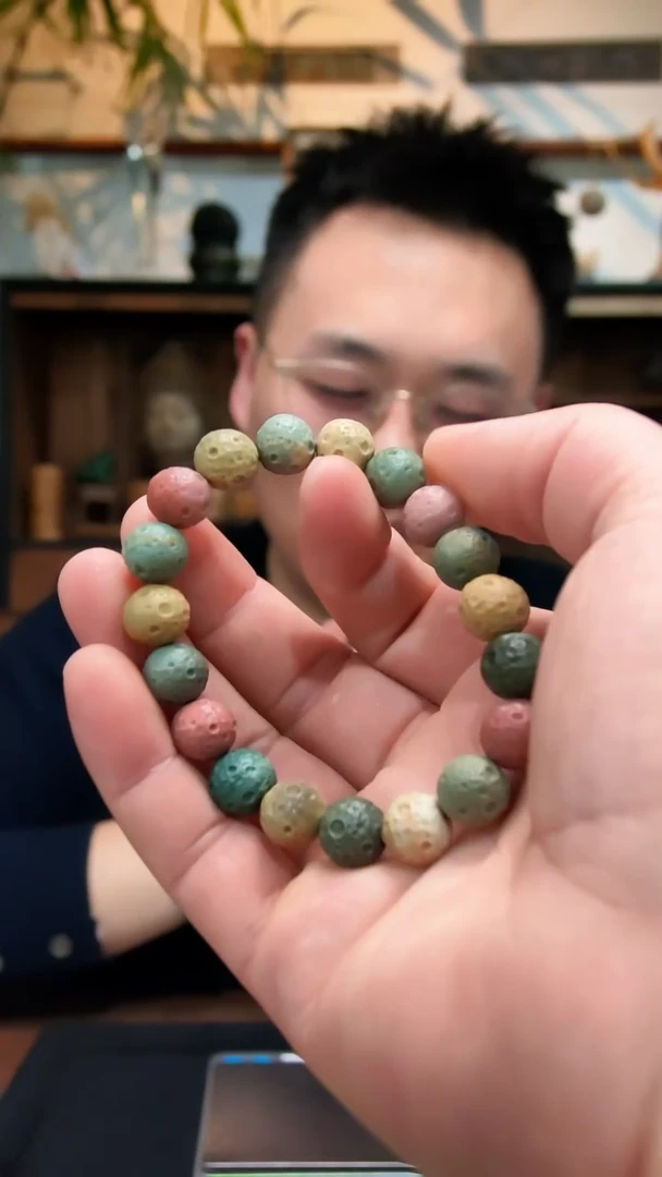 未镶嵌手串石英质玉阿拉善手串ZD