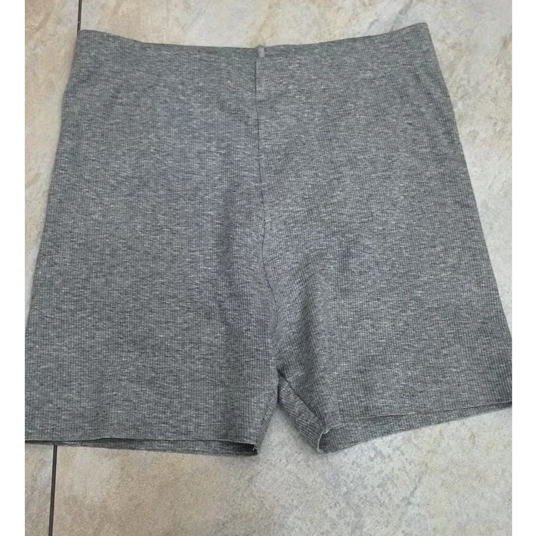 YT推荐 灰色螺纹安全裤