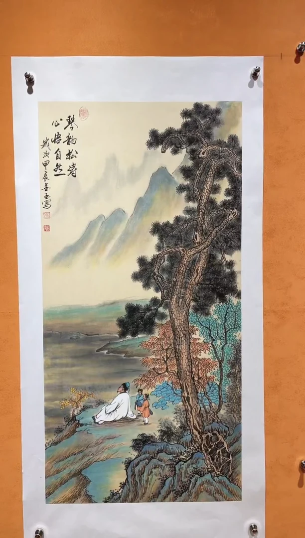 国画刘金玉老师亲笔手绘