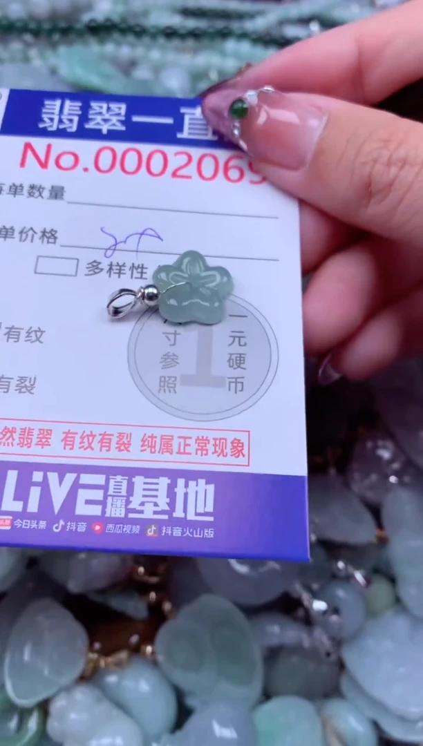 吊坠(不含链)未镶嵌翡翠2069