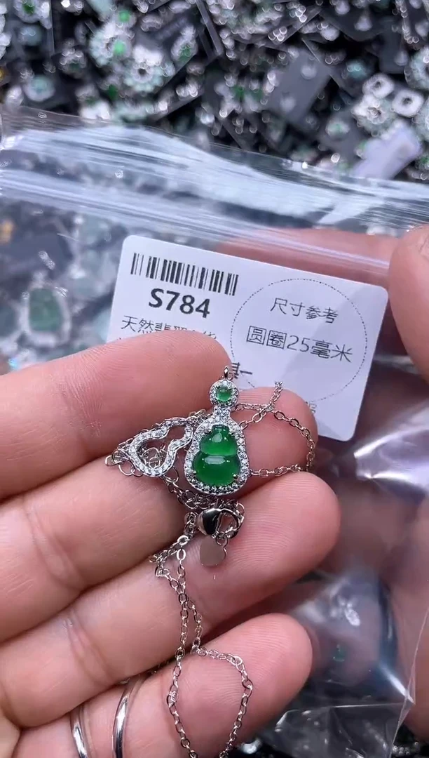 【闪购商品】翡翠颈饰未镶嵌S784项链