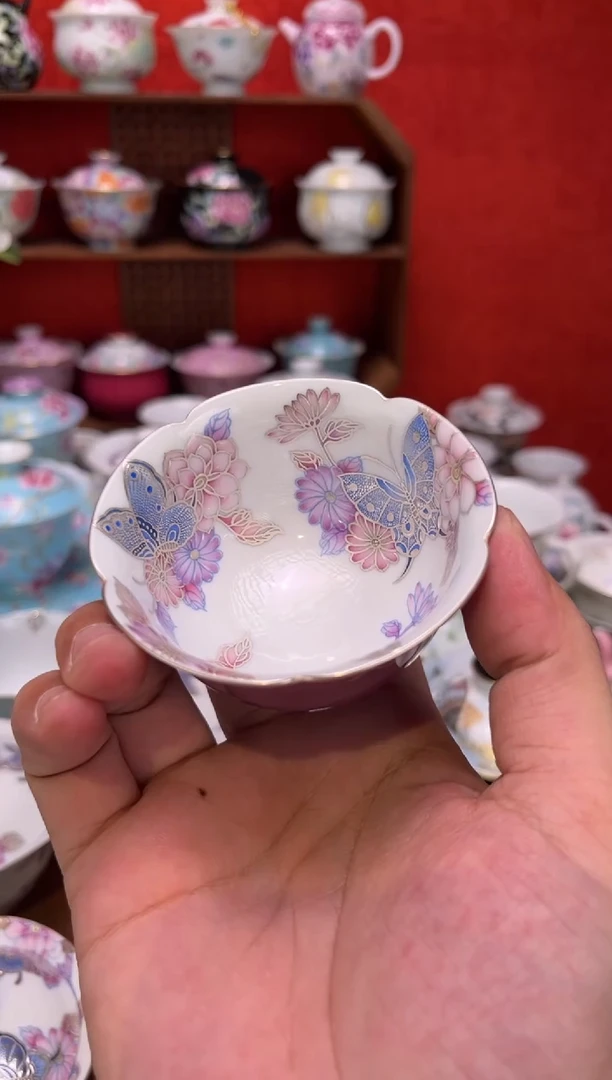 景德镇纯手绘陶瓷茶具