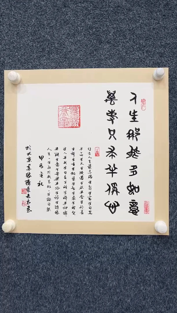 国画1.3zz-袁志良-不带国检证书-书法斗方7