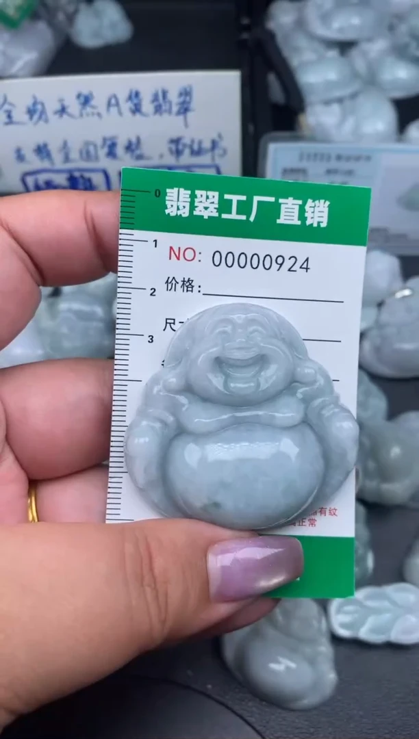 翡翠未镶嵌颈饰缅甸天然A货翡翠0924