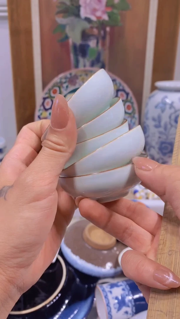 中古回流瓷器茶具默认微瑕谨慎参拍