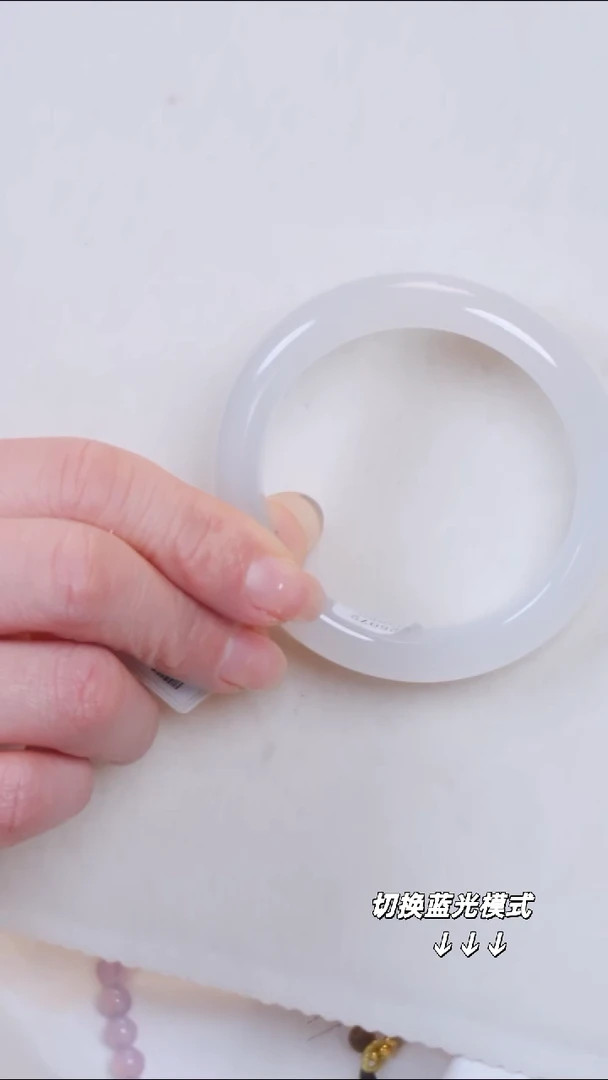 未镶嵌手镯和田玉啊**人14【】不退不换圈口54