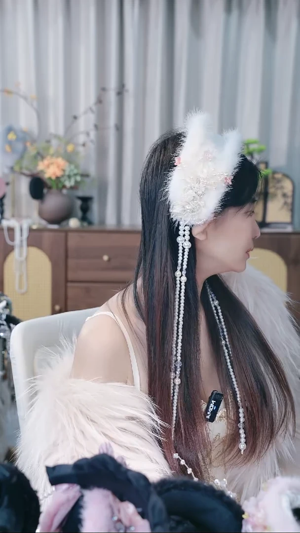 合金布艺轻奢高定发箍 A034