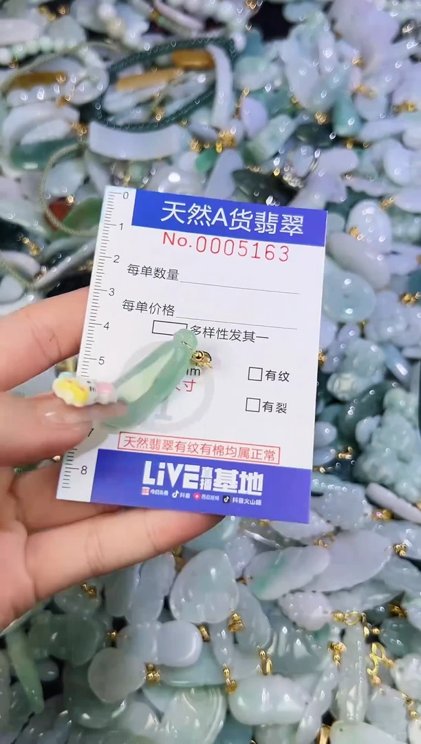 【闪购商品】翡翠颈饰未镶嵌天然翡翠A货