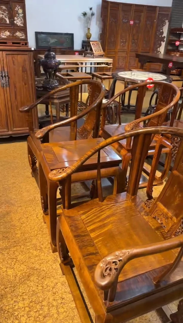 花梨木类排**号金丝楠   皇宫椅    工艺品