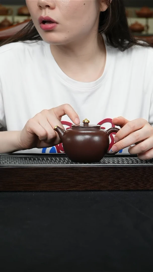 茶壶紫砂宜兴紫砂220cc0438