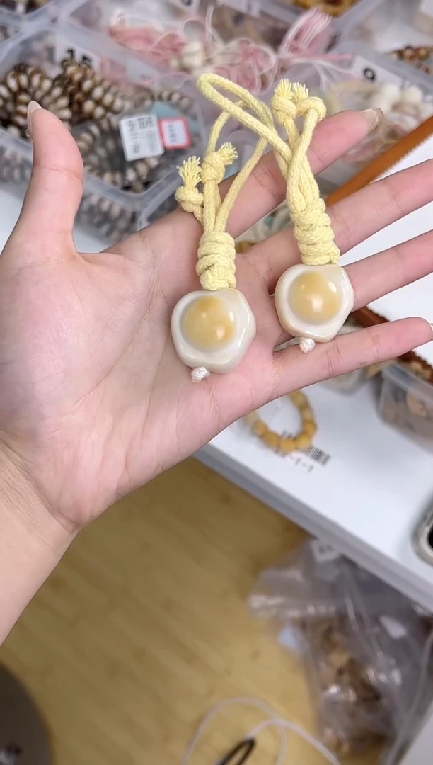手串菩提根/象牙果煎蛋挂件