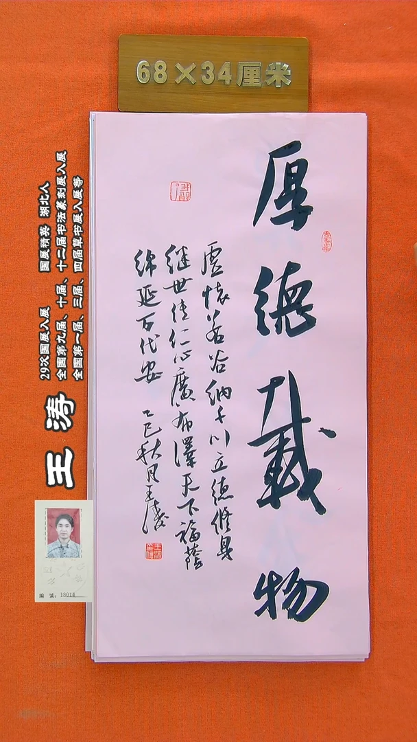 书法372R王涛书法作品