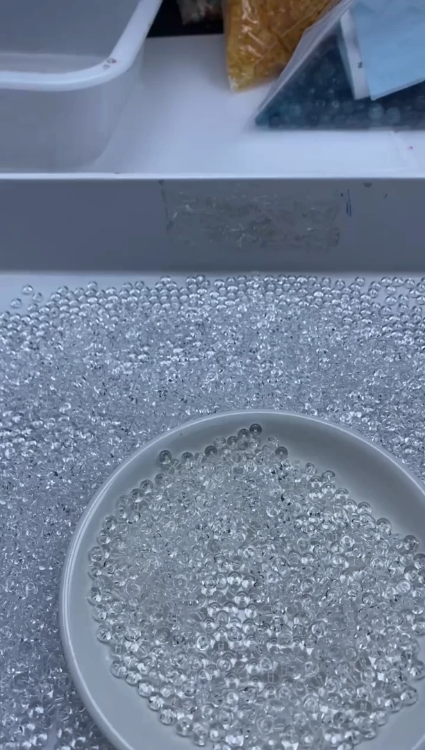 未镶嵌颈饰水晶w2876白水晶算盘4*2mm*50颗