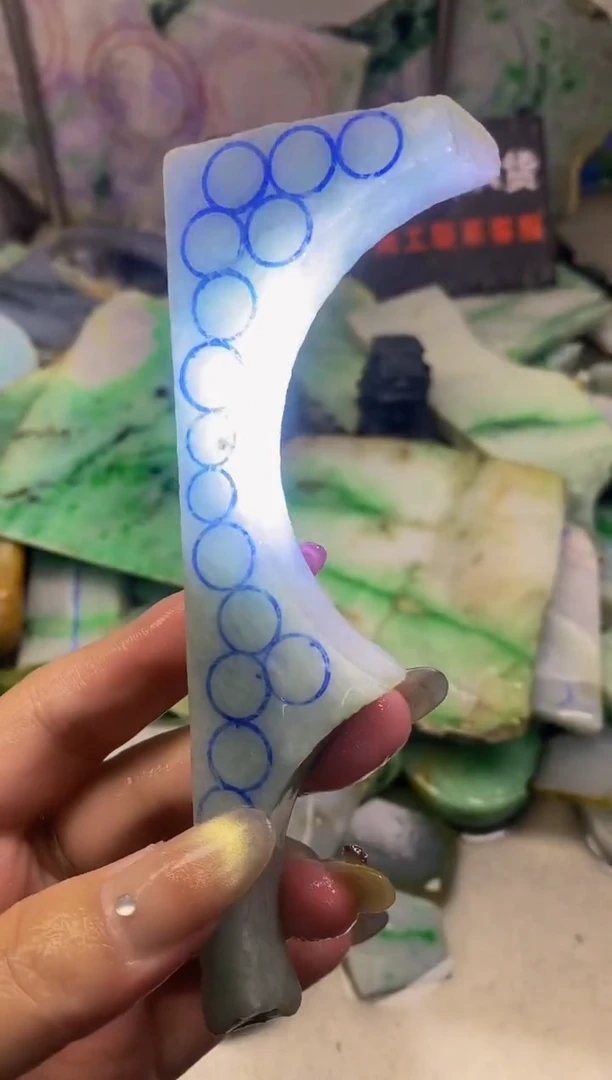 散珠翡翠天然缅甸翡翠A货777