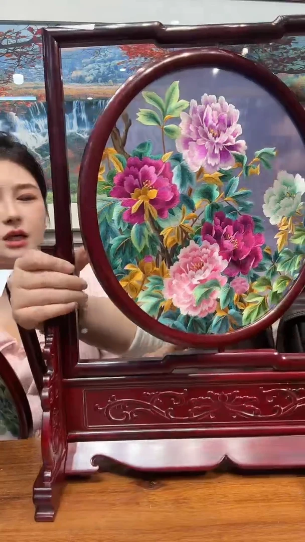 横款加****8 闵丹红刺绣工作室 精品手工苏绣双面绣