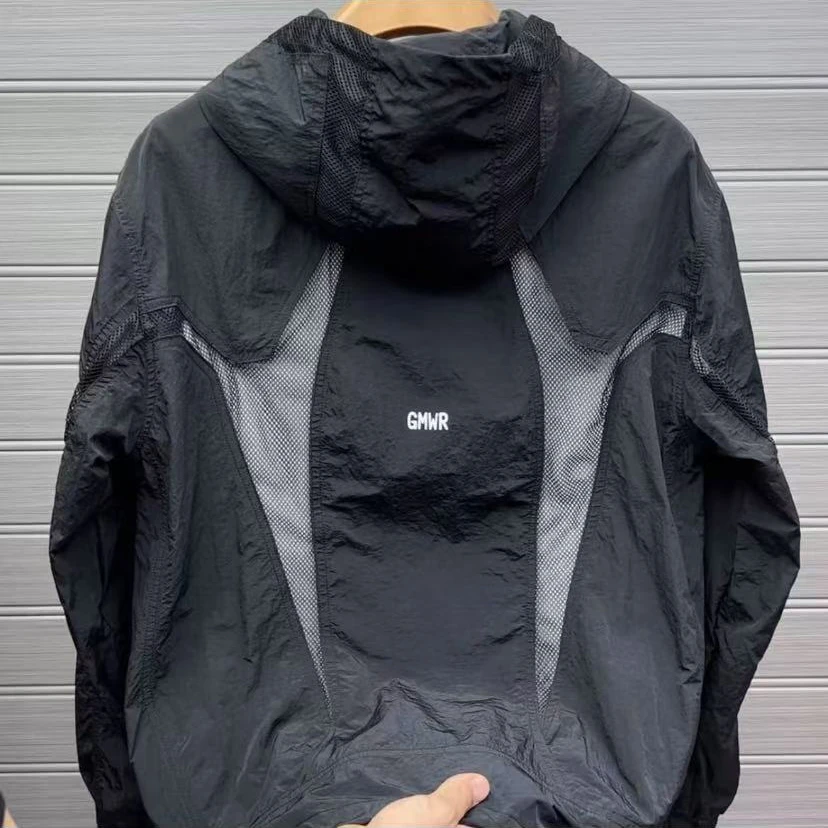 春夏新款高品质男士连帽休闲防晒夹克外套