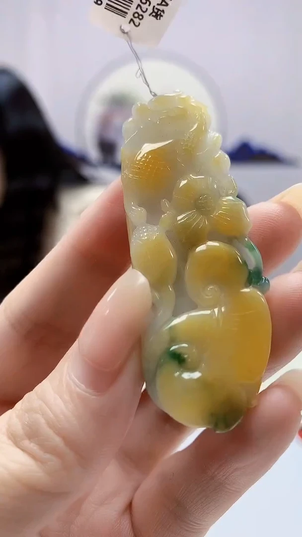 定制翡翠未镶嵌0405DD-毛货挂件88