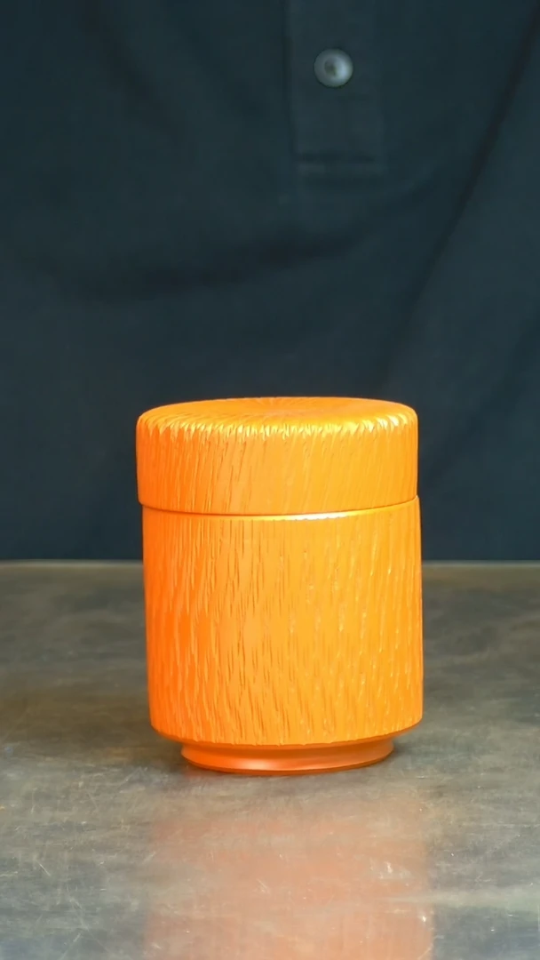 巍**！日本原产常滑烧茶叶罐