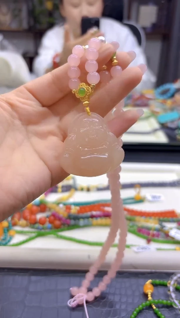 毛衣链未镶嵌和田玉DIY款M285