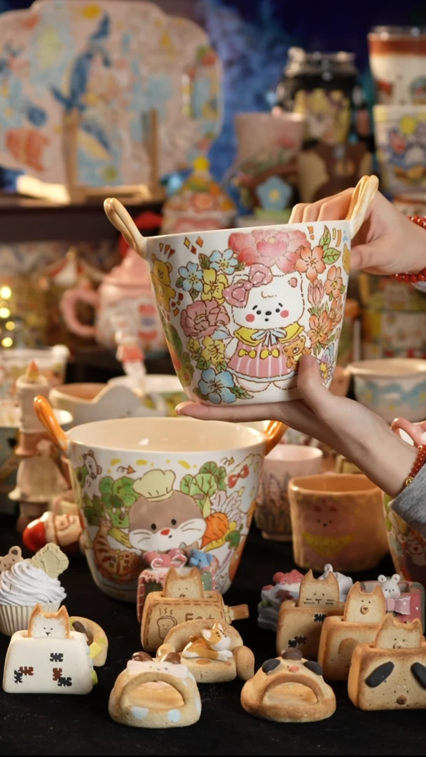 其他陶景德镇釉下彩手绘设计师款陶瓷