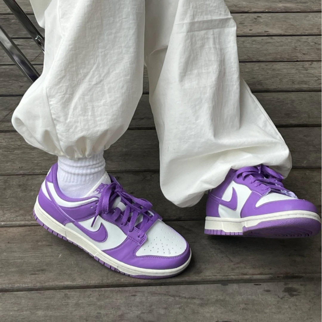 NIKE/耐克DUNK LOW NEXT NATURE 低帮舒适板鞋女紫白DD1873108