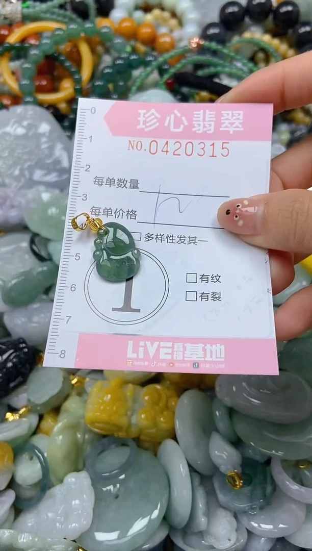 颈饰未镶嵌翡翠闪购0420315