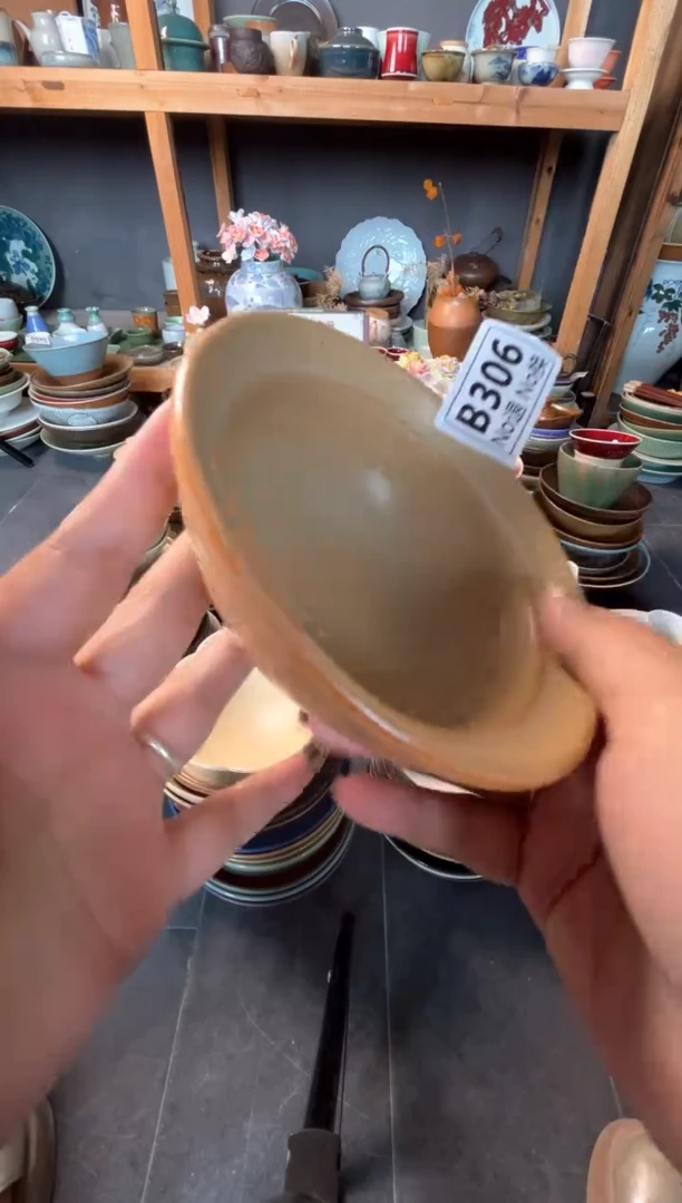 瓷片李*b306双圆碗福利2只